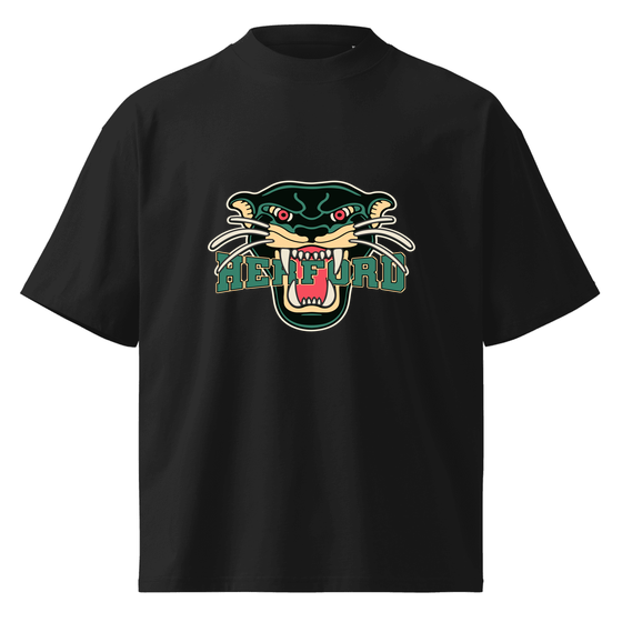 Herford T-Shirt mit Panther-Design (Schwarz)