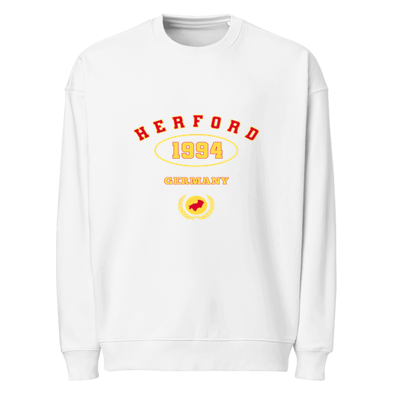 Herford Sweatshirt mit University 1994-Design (Weiß)