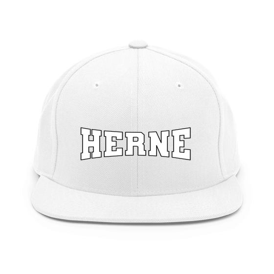 Herne Cap mit Varsity4-Design (Weiß)