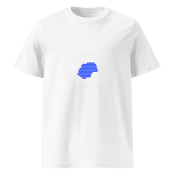 Hilden T-Shirt mit Minimal Coordinates-Design (Weiß)