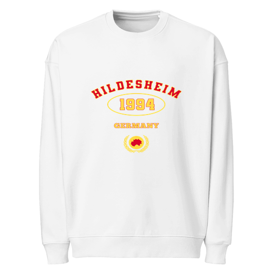 Hildesheim Sweatshirt mit University 1994-Design (Weiß)