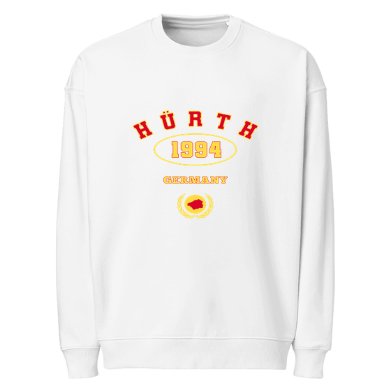 Hürth Sweatshirt mit University 1994-Design (Weiß)