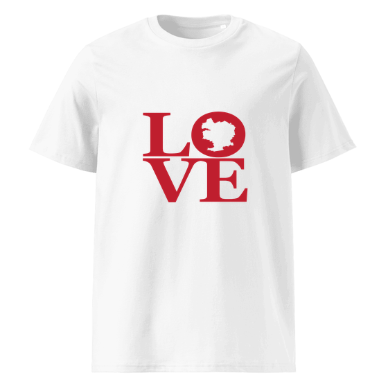 Jena T-Shirt mit Love-Design (Weiß)