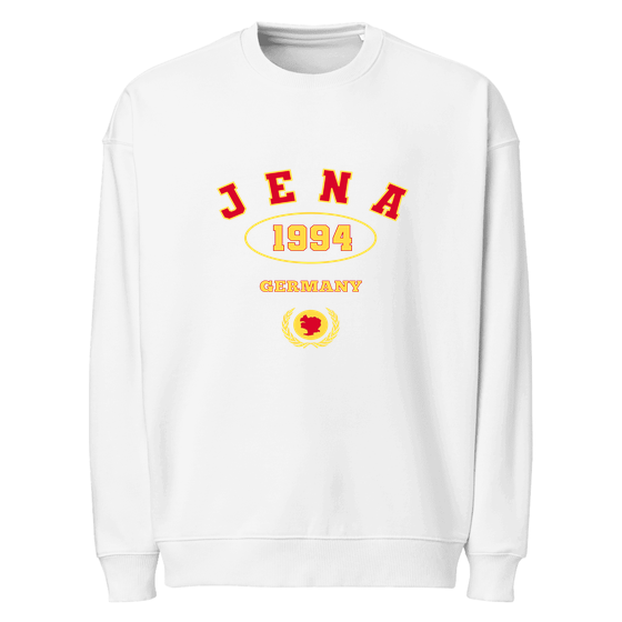 Jena Sweatshirt mit University 1994-Design (Weiß)