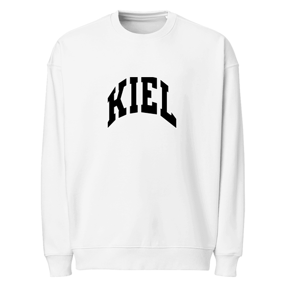 Kiel Sweatshirt mit Varsity3-Design (Weiß)