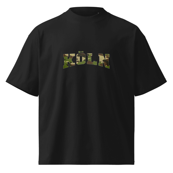 Köln T-Shirt mit Camouflage-Design (Schwarz)