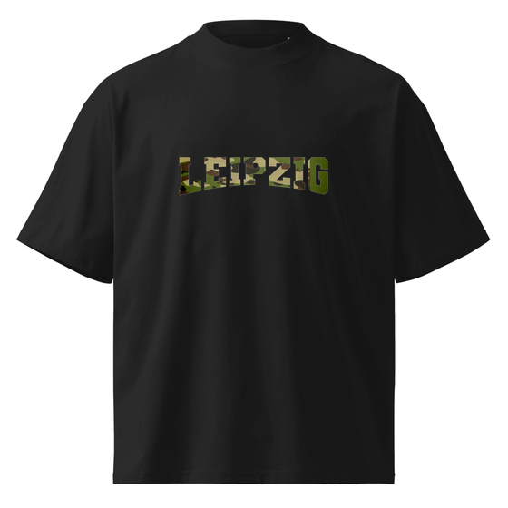 Leipzig T-Shirt mit Camouflage-Design (Schwarz)