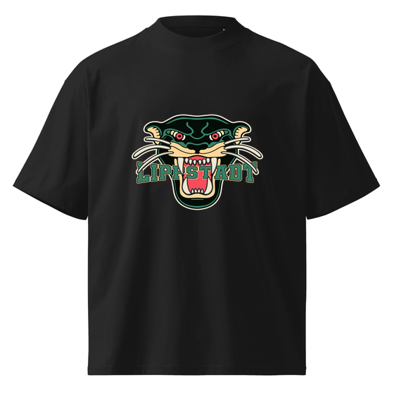 Lippstadt T-Shirt mit Panther-Design (Schwarz)