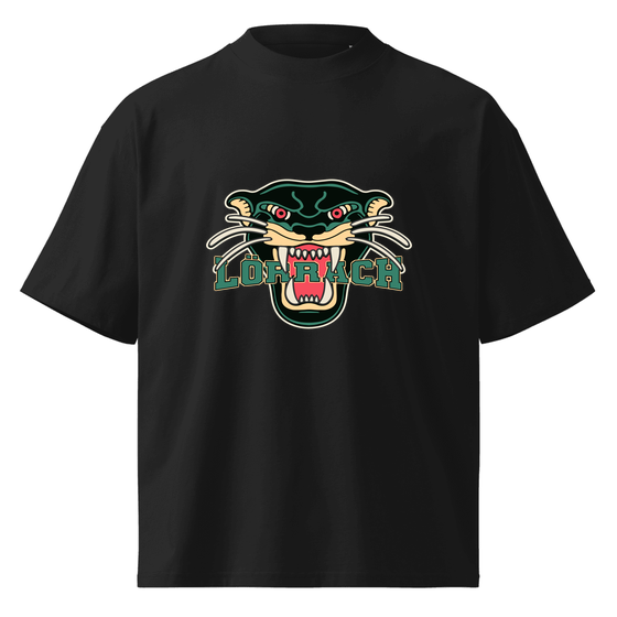Lörrach T-Shirt mit Panther-Design (Schwarz)
