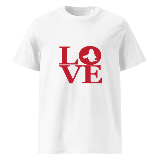 Ludwigshafen am Rhein T-Shirt mit Love-Design (Weiß)