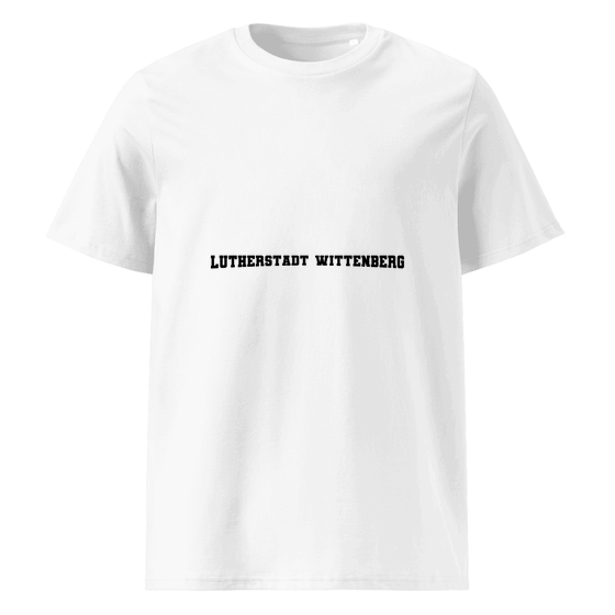 Lutherstadt Wittenberg T-Shirt mit Varsity17-Design (Weiß)