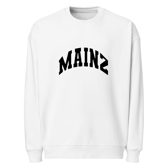 Mainz Sweatshirt mit Varsity3-Design (Weiß)