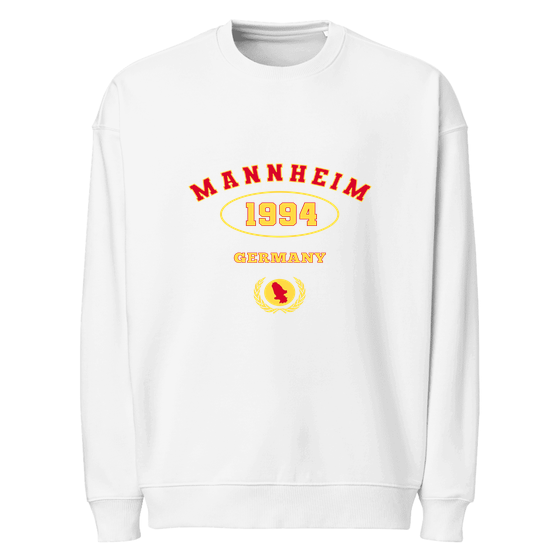 Mannheim Sweatshirt mit University 1994-Design (Weiß)