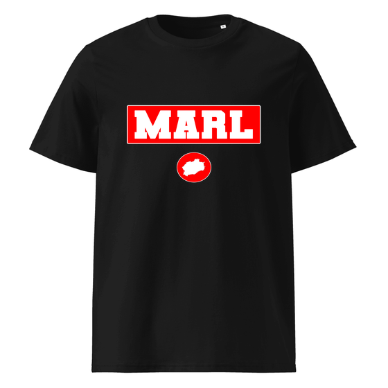 Marl T-Shirt mit Signal14-Design (Schwarz)