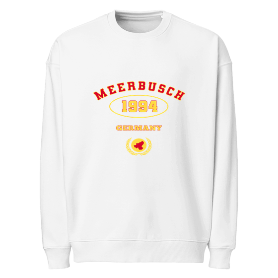 Meerbusch Sweatshirt mit University 1994-Design (Weiß)