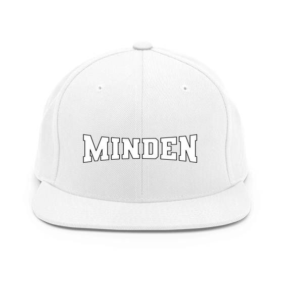 Minden Cap mit Varsity4-Design (Weiß)