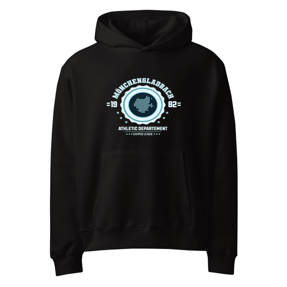 Mönchengladbach Hoodie mit Varsity Hero-Design (Schwarz)