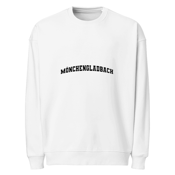 Mönchengladbach Sweatshirt mit Varsity3-Design (Weiß)