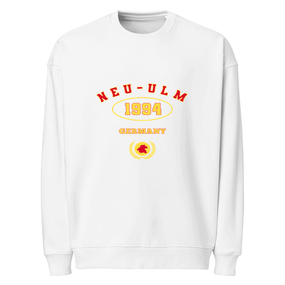 Neu-Ulm Sweatshirt mit University 1994-Design (Weiß)
