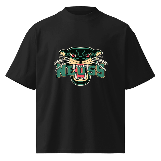 Neuss T-Shirt mit Panther-Design (Schwarz)