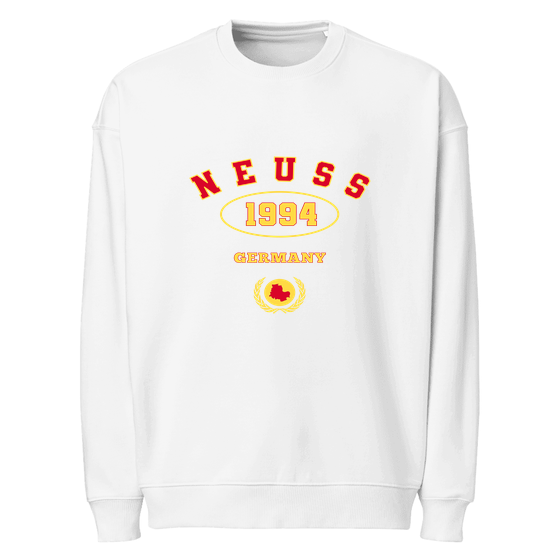 Neuss Sweatshirt mit University 1994-Design (Weiß)