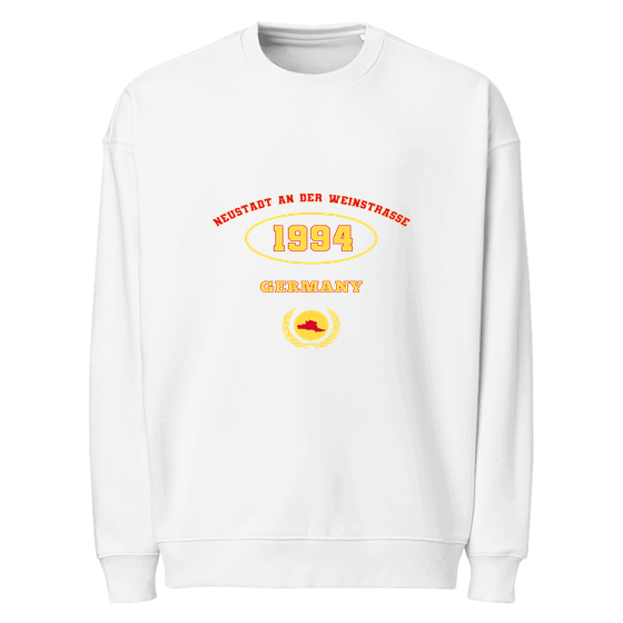 Neustadt an der Weinstraße Sweatshirt mit University 1994-Design (Weiß)
