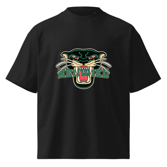 Neuwied T-Shirt mit Panther-Design (Schwarz)