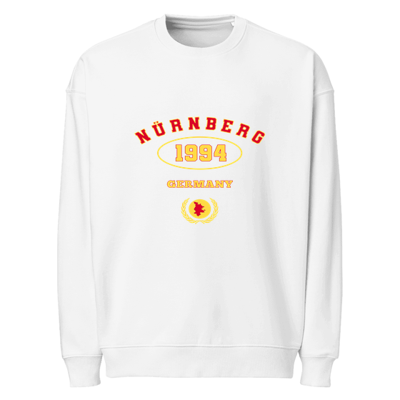 Nürnberg Sweatshirt mit University 1994-Design (Weiß)