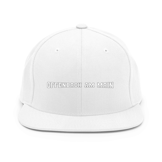 Offenbach am Main Cap mit Varsity4-Design (Weiß)