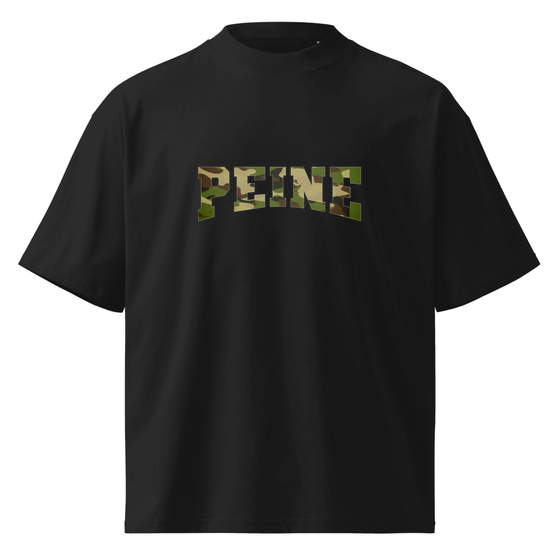 Peine T-Shirt mit Camouflage-Design (Schwarz)