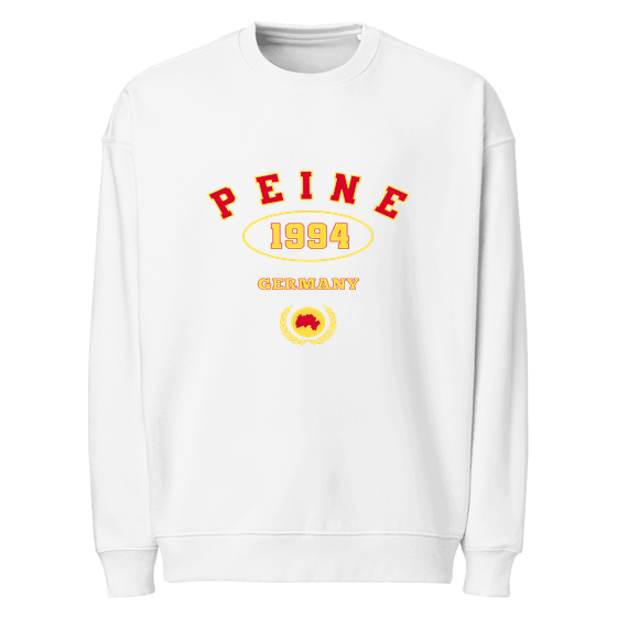 Peine Sweatshirt mit University 1994-Design (Weiß)