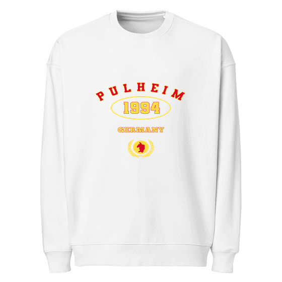 Pulheim Sweatshirt mit University 1994-Design (Weiß)