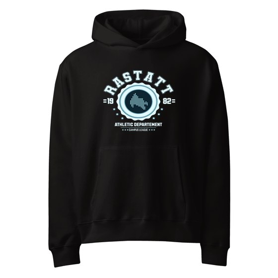 Rastatt Hoodie mit Varsity Hero-Design (Schwarz)