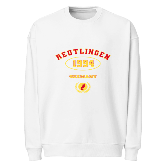 Reutlingen Sweatshirt mit University 1994-Design (Weiß)