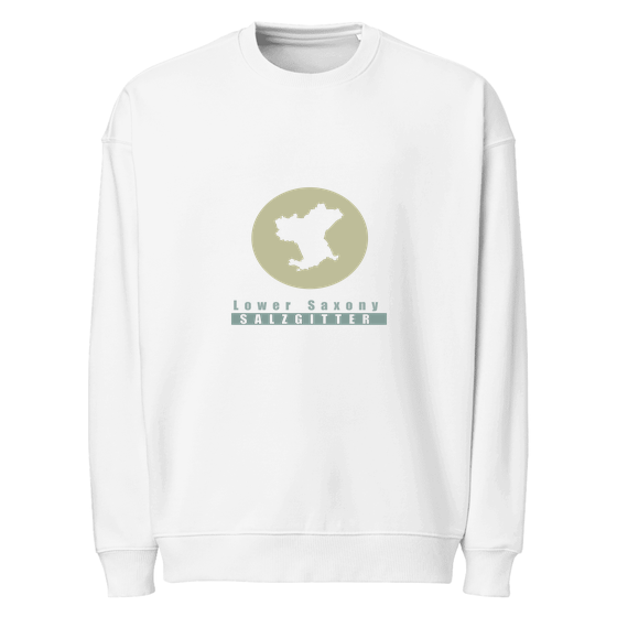 Salzgitter Sweatshirt mit Minimal Moon-Design (Weiß)