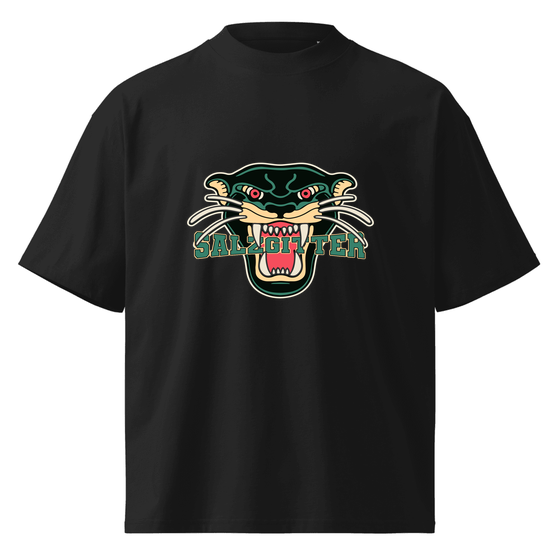 Salzgitter T-Shirt mit Panther-Design (Schwarz)