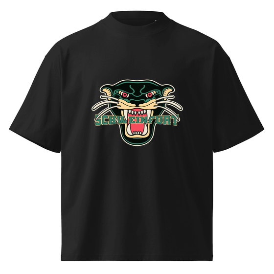 Schweinfurt T-Shirt mit Panther-Design (Schwarz)