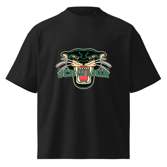 Schwerin T-Shirt mit Panther-Design (Schwarz)