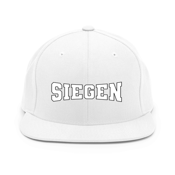 Siegen Cap mit Varsity4-Design (Weiß)