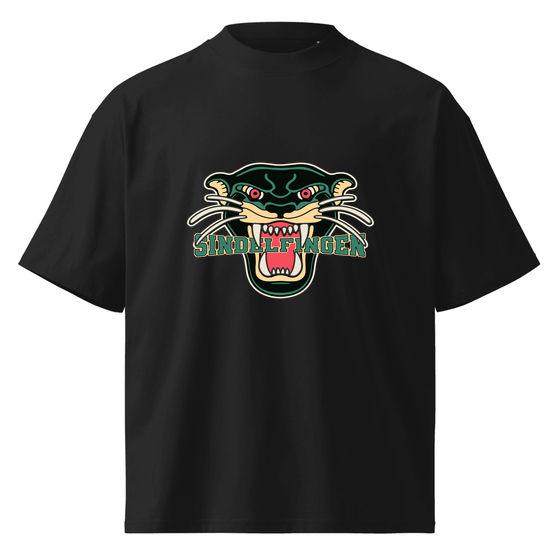 Sindelfingen T-Shirt mit Panther-Design (Schwarz)