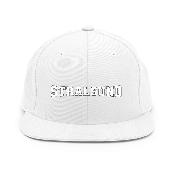 Stralsund Cap mit Varsity4-Design (Weiß)