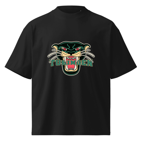 Tübingen T-Shirt mit Panther-Design (Schwarz)
