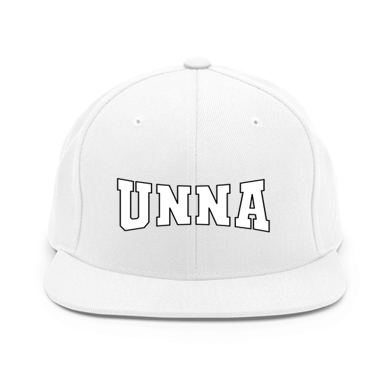 Unna Cap mit Varsity4-Design (Weiß)