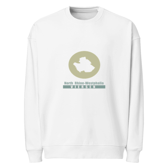 Viersen Sweatshirt mit Minimal Moon-Design (Weiß)