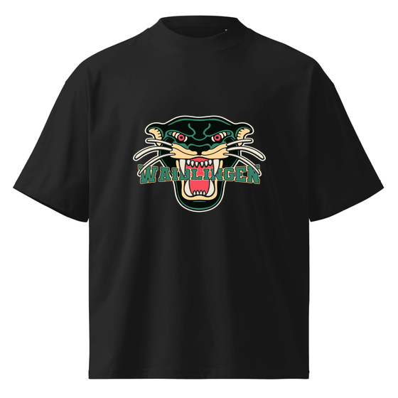 Waiblingen T-Shirt mit Panther-Design (Schwarz)