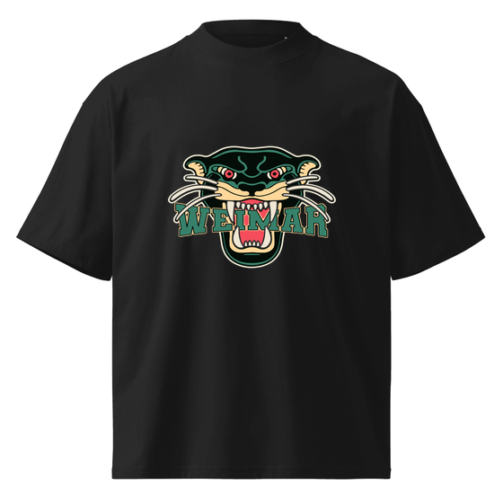 Weimar T-Shirt mit Panther-Design (Schwarz)