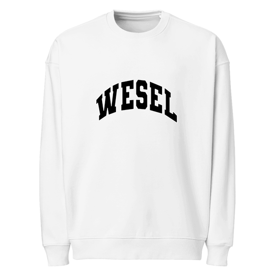 Wesel Sweatshirt mit Varsity3-Design (Weiß)