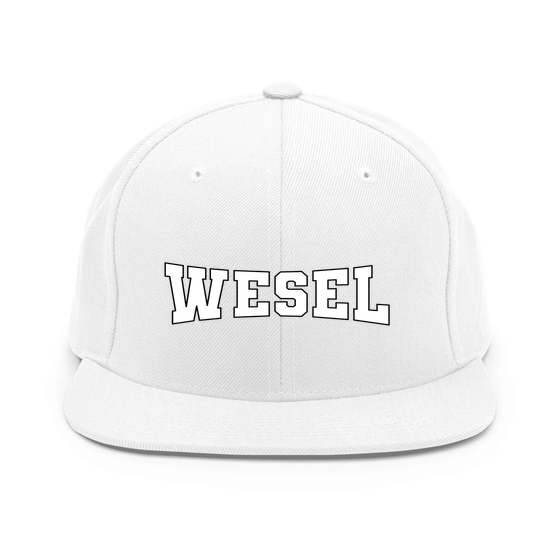 Wesel Cap mit Varsity4-Design (Weiß)