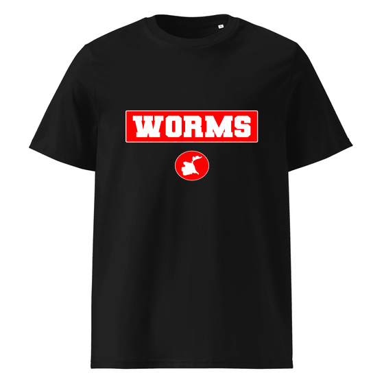 Worms T-Shirt mit Signal14-Design (Schwarz)