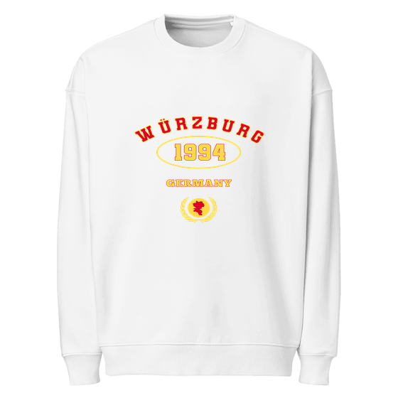 Würzburg Sweatshirt mit University 1994-Design (Weiß)